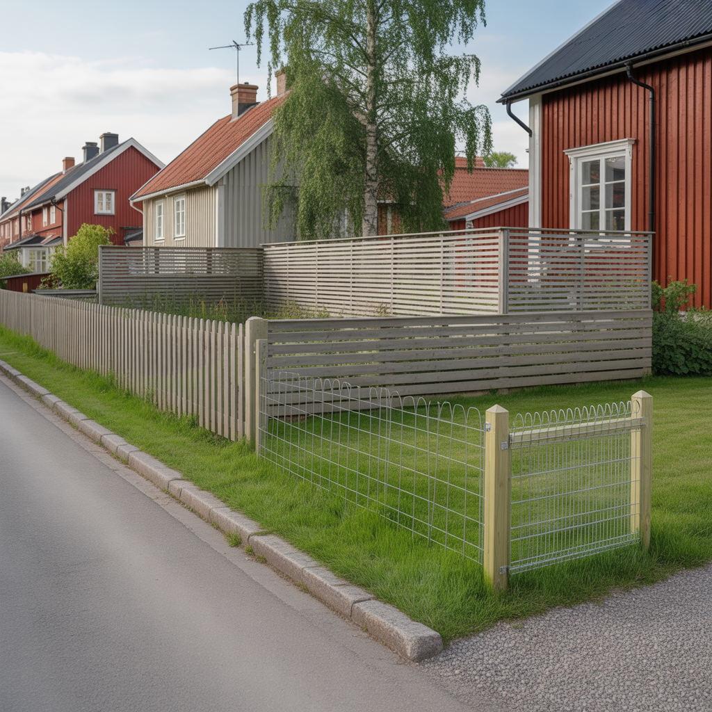 tradgardsstaket kostnad per meter regler och val