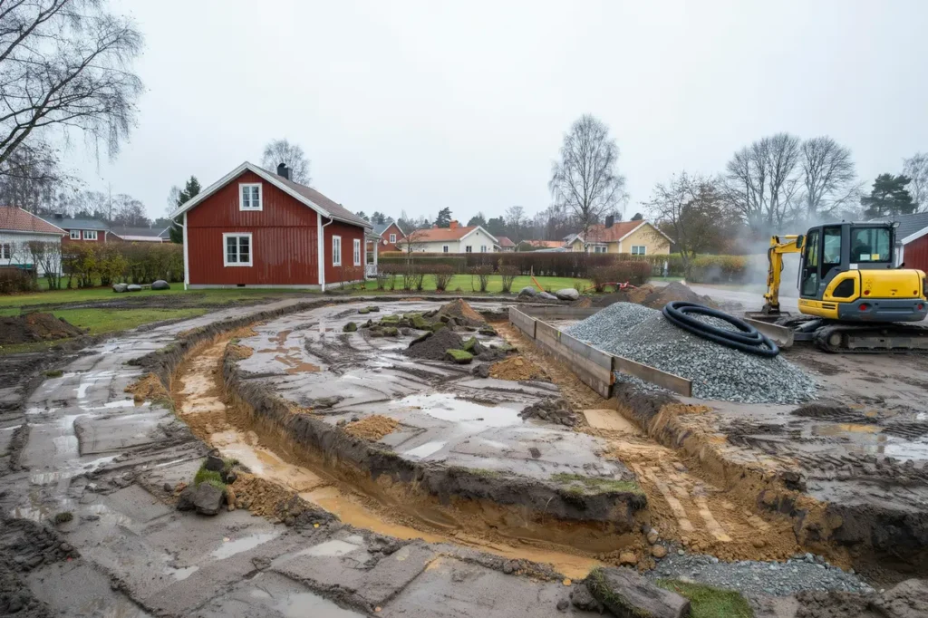 markarbete schaktning p villatomten smarta l sningar som sparar tid pengar och framtida problem